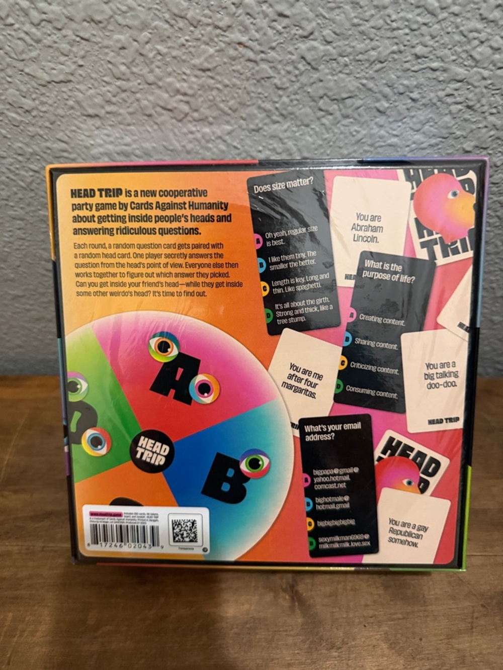 Head Trip Board Game by Cards Against Humanity - Pink & Green NEW - Picture 2 of 3
